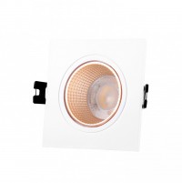 DK3071-WBR Встраиваемый светильник, IP 20, 10 Вт, GU5.3, LED, белый/бронзовый, пластик DK3071-WBR фото