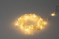 ЭРА ЕGNIG - ZH Гирлянда Нить Жемчуг, 1,9 м, теплый свет, 20 LED, 3ААА, IP20 Б0055992 фото