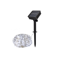 ФАZA Гирлянда солнечная Солнечн. свет-к SLR-G03-100W нить, хол. бел. 100 LED .5033313 фото