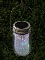 ЭРА SL-GL14-JAR-2 Садовый светильник на солнечной батарее, стекло, металл, прозрачный, 13,5 см Б0032579 фото