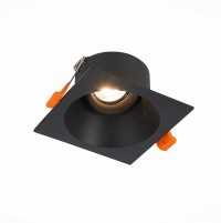 ST Luce ST207.418.01 Светильник встраиваемый Мат. черный GU10 1*50W L103xW103xH52 220V Без ламп ST207.418.01 фото