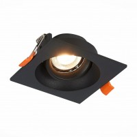 ST Luce ST208.418.01 Светильник встраиваемый Мат. черный GU10 1*50W L94xW94xH40 220V Без ламп ST208.418.01 фото