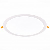 ST Luce ST209.538.24 Светильник встраиваемый Белый LED 1*24W 3000K 1 728Lm Ra80 110° IP20 D300xH8 90-265V ST209.538.24 фото