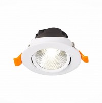 ST Luce ST211.548.06.24 Светильник встраиваемый Белый LED 1*6W 4000K 480Lm Ra80 24° IP20 D86xH50 220-240V ST211.548.06.24 фото