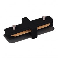 Elektrostandard TRC-1-1-I-BK / Соединитель электрический Коннектор прямой для однофазного шинопровода (черный) a039599 фото