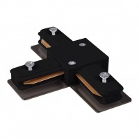 Elektrostandard TRC-1-1-T-BK / Коннектор Т-образный для однофазного шинопровода (черный) a039510 фото