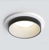 Elektrostandard 113 MR16/светильник встраиваемый/ белый черный a053342 фото