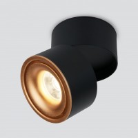 Elektrostandard DLR031 15W 4200K / Светильник светодиодный стационарный 3100 черный/матовый золото a050528 фото