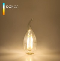 Elektrostandard BLE1429/ Светодиодная лампа Свеча на ветру 9W 4200K E14 (CW35 прозрачный) a050139 фото