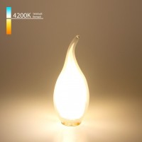 Elektrostandard BLE1430/ Светодиодная лампа Свеча на ветру 9W 4200K E14 (CW35 белый матовый) a050135 фото