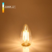 Elektrostandard BLE2735 / Светодиодная лампа Свеча CD F 7W 3300K E27 (C35 прозрачный) a048670 фото