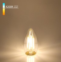 Elektrostandard BLE2736 / Светодиодная лампа Свеча CD F 7W 4200K E27 (C35 прозрачный) a048673 фото