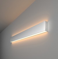 Elektrostandard 101-100-40-78 / Линейный светодиодный накладной двусторонний светильник 78см 30W 3000K матовое серебро a041477 фото