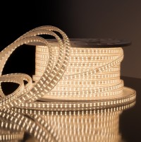 Elektrostandard LS011 220V/ Лента светодиодная Premium 220V 18W 180Led 2835 IP65, 4200K дневной белый, 50 м, двухрядная a041110 фото
