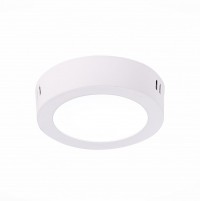 ST Luce ST112.532.06 Светильник настенно-потолочный Белый LED 1*6W 3000K 330Lm Ra80 120° IP20 D110xH28 90-265V ST112.532.06 фото