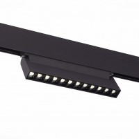 ST364.446.12 Магнитный трековый светильник Черный LED 1*12W 4000K 1 009Lm Ra>80 36° IP20 L219xW22xH108 48V ST364.446.12 фото