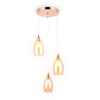 Ambrella Подвесной светильник TR3549/3 GD/TI золото/янтарь E14 max 40W 370*130*1000 TR3549 фото