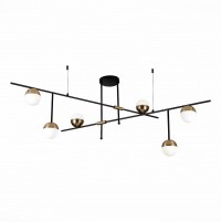 ST LUCE  SL1507.422.06 Люстра потолочная Черный/Белый, Золотистый G9 9*5W SL1507.422.06 фото