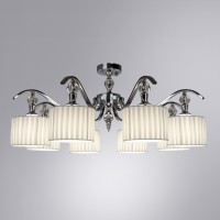 Arte Lamp A4038PL-8CC IBIZA Люстра потолочная/хром/белый A4038PL-8CC фото