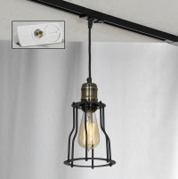 Lussole LOFT Металл Черный / бронзовый Металл трековый светильник однофазный E27 60W LSP-9610-TAW фото