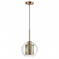 4939/1 PENDANT ODL22 235 античн.бронза/металл/прозрачный/стекло Подвес E27 1*40W CLOCKY 4939/1 фото