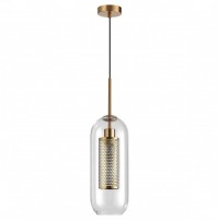 4940/1 PENDANT ODL22 235 античн.бронза/металл/прозрачный/стекло Подвес E27 1*40W CLOCKY 4940/1 фото