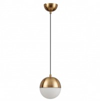 4960/1 PENDANT ODL22 243 античн.бронза/металл/белый/стекло Подвес E27 1*40W PINGA 4960/1 фото