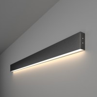 Elektrostandard 101-100-30-103 / Линейный светодиодный накладной односторонний светильник 103см 20W 4200K черная шагрень a042930 фото