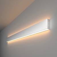 Elektrostandard 101-100-40-103 / Линейный светодиодный накладной двусторонний светильник 103см 40W 3000K матовое серебро a041468 фото