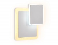 Настенный светодиодный светильник FW106 WH/S белый/песок LED 3000K/6400K 18W 240*220*50 FW106 фото