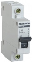 IEK GENERICA Авт. выкл. ВА47-29 1Р 50А 4,5кА х-ка С MVA25-1-050-C фото