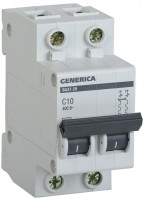 IEK GENERICA Авт. выкл. ВА47-29 2Р 10А 4,5кА х-ка С MVA25-2-010-C фото