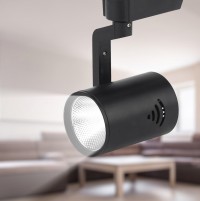 ЭРА TR1 - 10 BK Черный Трековый Светильник 10Вт COB Б0032100 фото