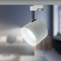 ЭРА TR15 GX53 WH/SL Белый+серебро Светильник трековый под лампу Gx53, алюминий (30/360) Б0048545 фото