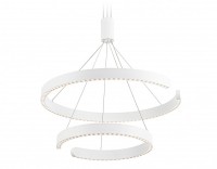 Ambrella Светильник подвесной светодиодный FL5884/2 WH белый 45W 3000K/4200K/6400K D600/400*1200 (без ПДУ) FL5884 фото