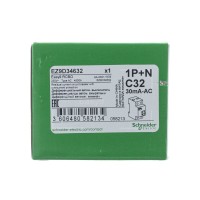 Schneider Electric EASY 9 Дифференциальный автоматический выключатель 1П+Н 32А 30мА C AC EZ9D34632 фото