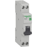 Schneider Electric EASY 9 Дифференциальный автоматический выключатель 1П+Н 10А 30мА C AC 18мм EZ9D33610 фото