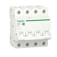 Schneider Electric RESI9 Автоматический выключатель (АВ) С 20А 4P 6000A R9F12420 фото