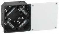 ЭРА Распаячная коробка KRT-k-107-107-50 для твердых стен, клеммник, крышка IP42 Б0057233 фото