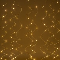 ЭРА ЕGNIG - ZW Гирлянда Занавес с пультом, теплый белый, 300 LED, 3*3 м, с пультом, USB, 220 V, IP20 Б0055999 фото