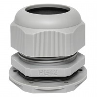 Сальник PG42 IP54 (1 шт) d отв. 53 мм / d провод. 32-38 мм EKF PROxima plc-pg-42-1-r фото