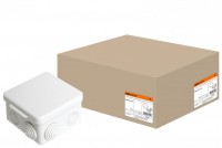 TDM Распаячная коробка ОП 80х80х50мм, крышка, IP54, 7вх. SQ1401-0112 фото