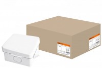 TDM Распаячная коробка ОП 65х65х50мм, крышка,  IP54, 4вх. SQ1401-0111 фото