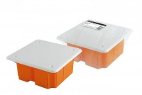 TDM Распаячная коробка СП 92х92х40мм, крышка, IP20, инд. штрихкод, SQ1402-1001 фото