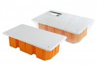 TDM Распаячная коробка СП 172х96х45мм, крышка, IP20, инд. штрихкод, SQ1402-1006 фото