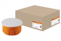 TDM Распаячная коробка СП D80х40мм, крышка, IP20, SQ1402-1007 фото