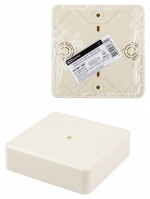 TDM Коробка распаячная КР 100х100х29 ОП, сл. кость, IP40, инд. штрихкод SQ1401-1807 фото