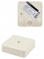 TDM Коробка распаячная КР 75х75х20 ОП, сл. кость, IP40, инд. штрихкод SQ1401-1803 фото