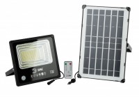 ЭРА Прожектор светодиодный уличный на солн. бат. 100W, 1200 lm, 5000K, с датч. движения, ПДУ, IP65 ( Б0049547 фото