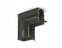 Коннектор угловой внутренний для встраиваемого шинопровода Magnetic GL3363 BK черный 85*85*H60 GL3363 фото